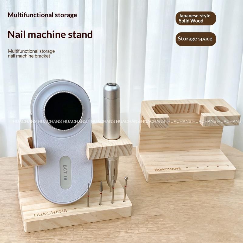 Power Tools For Home - Portable Wooden Nail Drill Bits Holder