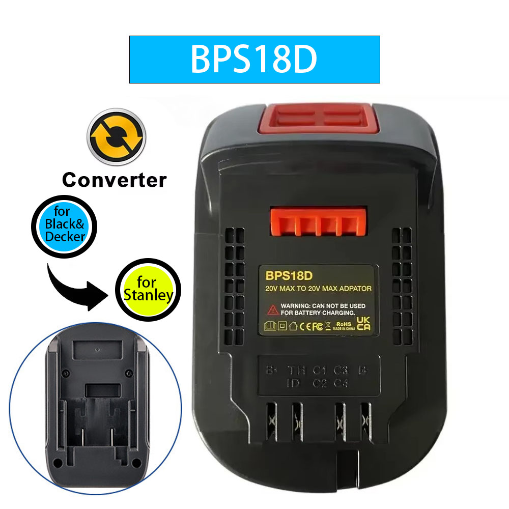 BPS18D Adapter for Black & Dec - Power Tools Stanley 评论和价格