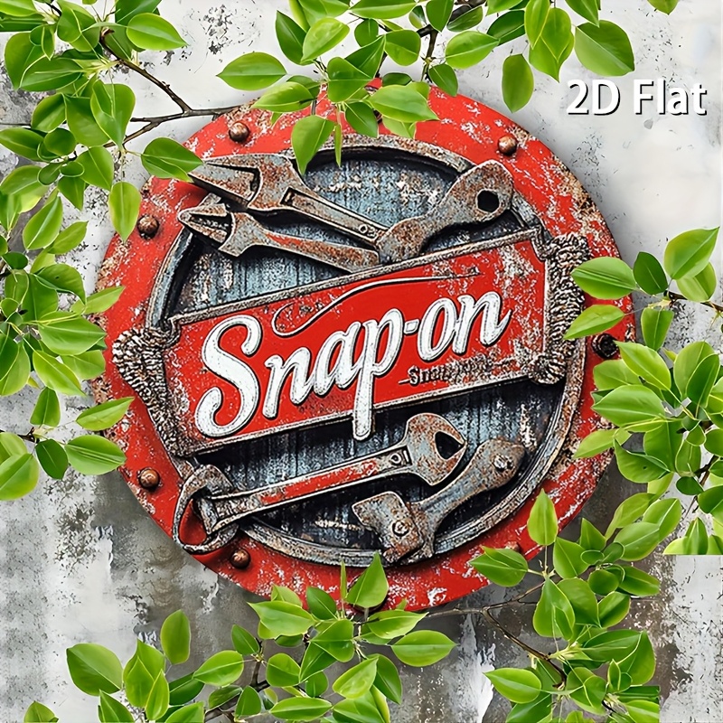 2D Flat 1pc Vintage Metal Sign - Power Tools Aldi 评论和价格