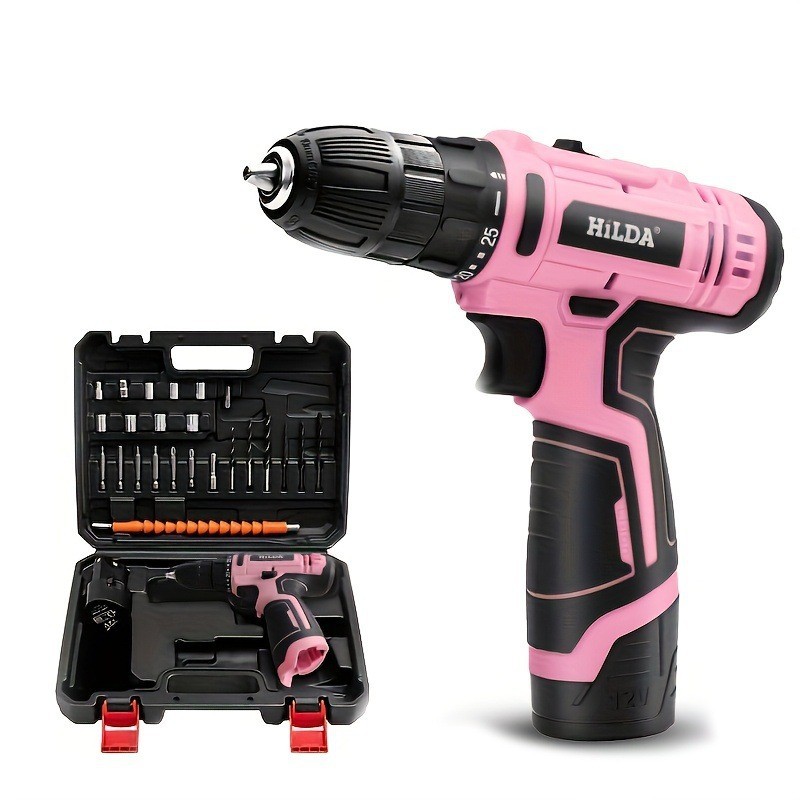 Pink hand drill 10mm two-speed - Power Tools Pink 评论和价格