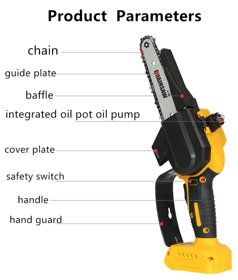 6/8 Inch Brushless Chainsaw fo - Power Tools Pink 评论和价格