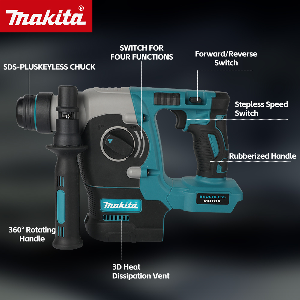 Makita DCH273 18V Brushless SD - Power Tools Jack Hammer 评论和价格