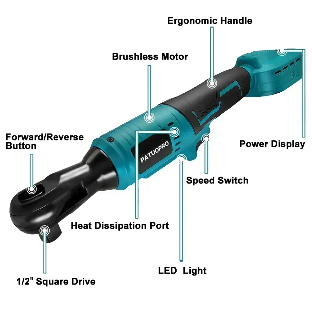 100N.m Brushless Electric Ratc - Power Tools Ingco 评论和价格