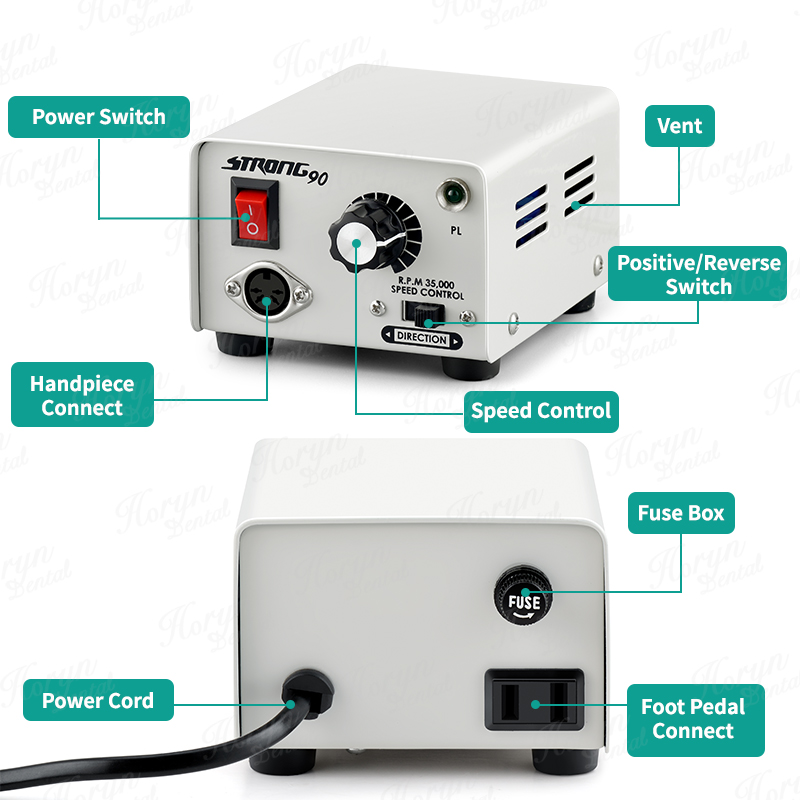 65W Strong 90 Micromotor 102L/ - Power Tools Brand 评论和价格